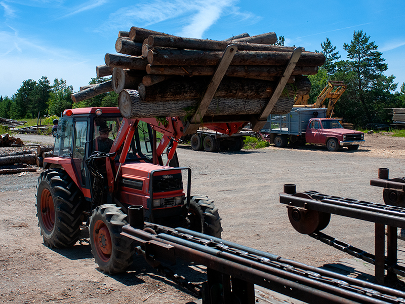 MOULIN À BOIS M.COUSIN | M.COUSIN WOOD CUTTING MILL