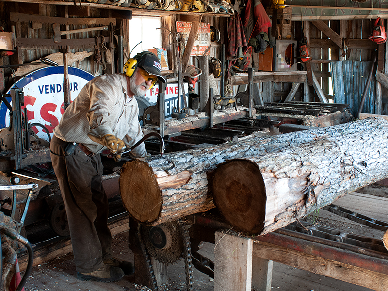 MOULIN À BOIS M.COUSIN | M.COUSIN WOOD CUTTING MILL