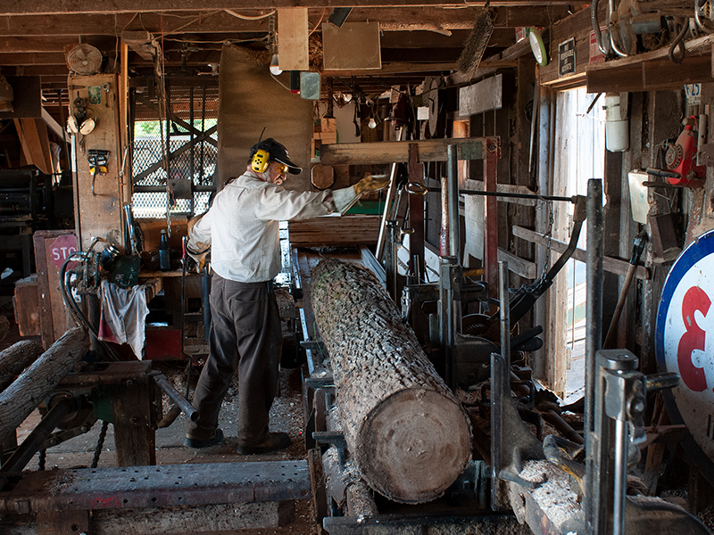 MOULIN À BOIS M.COUSIN | M.COUSIN WOOD CUTTING MILL