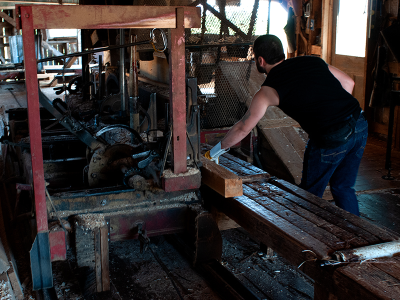 MOULIN À BOIS M.COUSIN | M.COUSIN WOOD CUTTING MILL